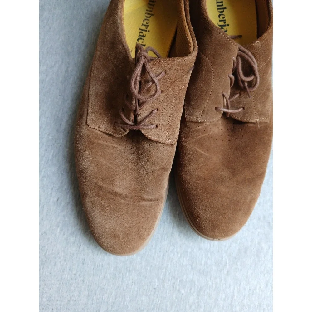 Amber Jack Shoes 11 Mens The Original Italian Suede Derby Oxford Loafer Dress